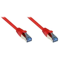 Alcasa Patchkabel, Cat. 6A, S/FTP, PiMF, halogenfrei, 500MHz, rot, 20m, Good Connections®