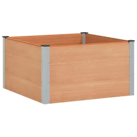 vidaXL Hochbeet 100 x 100 x 54 cm Braun