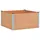 vidaXL Hochbeet 100 x 100 x 54 cm Braun