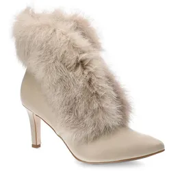 Beige Stiefeletten Damiss Elegante Damenschuhe Mit Absatz, 39