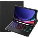 INF Schutzhülle mit Tastatur für Samsung Galaxy Tab Samsung Galaxy Tab S7+/S7 Plus - Schwarz