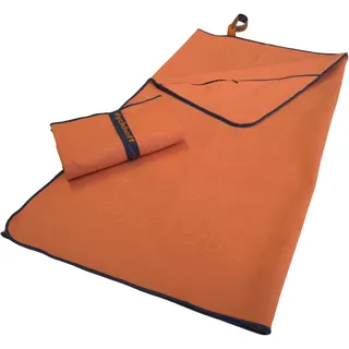 Dyckhoff Mikrofaser Handtuch mit Reißverschluss 80 x 180 cm papaya