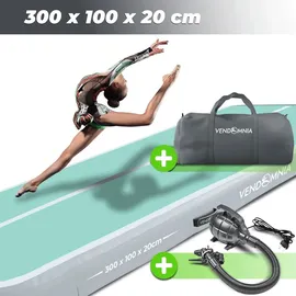 Vendomnia TRACK Matte - aufblasbar, Tumbling Gymnastikmatte, Turnmatte, Trainingsmatte, Fitnessmatte