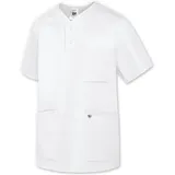 BP 1741-854-21-3XL Unisex Überzieh-Kasack, 1/2 Ärmel, V-Ausschnitt mit Arm-Lift-System, 215,00 g/m2 Stoffmischung, weiß, 3XL