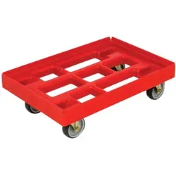 Transportroller B410xT610 mm rot Traglast 300kg