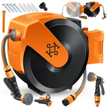 Kesser Schlauchtrommel 25 m orange/schwarz