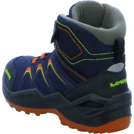 Lowa Maddox Warm GTX Mid Kinder Navy/Orange 28