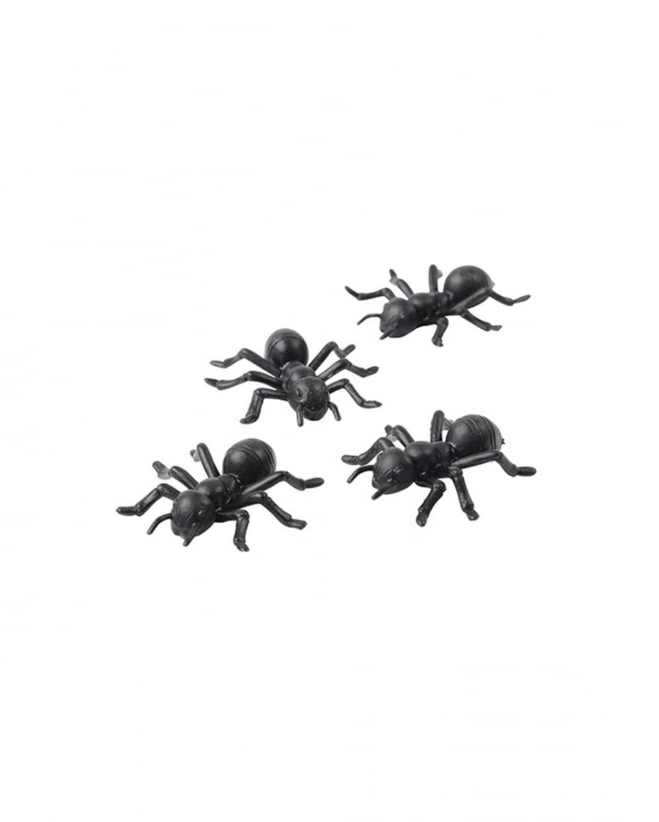 Horror-Shop Riesige Monster Ameisen aus Kunststoff als Halloween & Gruseldeko 72 Stück