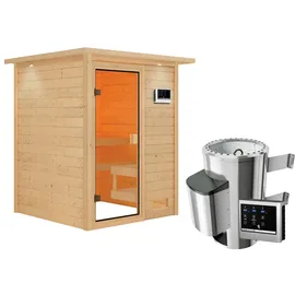 Karibu Sauna Sandra mit Dachkranz