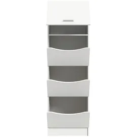 xonox.home Wäscheschrank 60 x 196 x 68 cm Weiß