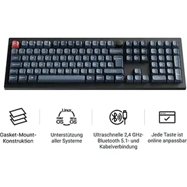 Keychron V6 Max Gateron Jupiter Red DE