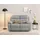 Home Affaire OTTO home 2-Sitzer Lannilis, mit manueller und elektrischer Relaxfunktion grau