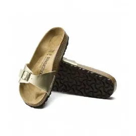 Birkenstock Madrid Birko-Flor schmal gold 42