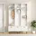 stilvora Garderobe-Set Sitzbank 120x191,5x40 Weiß