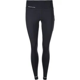 Endurance Funktionstights "THADEA POCKET XQL", Damen, Gr. 36, EURO-Größen, schwarz, 72% Polyamid, 28% Elasthan, bedruckt, unifarben, lang, Hosen, mit praktischer Handy-Seitentasche