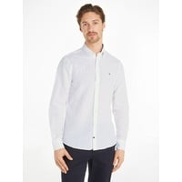 Tommy Hilfiger Langarmhemd »CL W-CO LINEN SOLID SF SHIRT«, Gr. 38 - N-Gr, Optic White, , 66605528-38 N-Gr