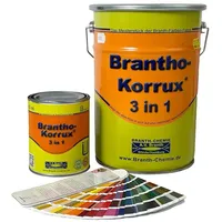 Brantho-Korrux 3in1 Rostschutzfarbe RAL 9011 Graphitschwarz 0,75 l