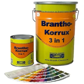 Brantho-Korrux 3in1 Rostschutzfarbe RAL 9011 Graphitschwarz 0,75 l