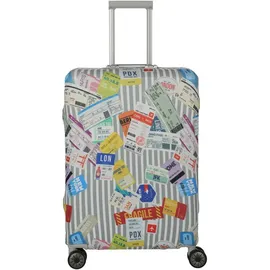 Travelite Kofferhülle M multicolor Tickets