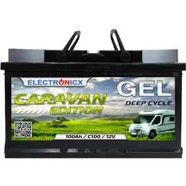 Electronicx Caravan Edition GEL Batterie 100 AH 12V 17,5 x 19 cm
