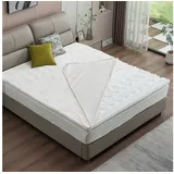 AMBINESS, Topper Matratzentopper Memory Foam 80x200cm - 180x200cm, 7 cm hoch, Polyester, orthopädisch wasserdicht temperaturregulierend Maschinenwaschbar 100 cm x 200 cm x 7 cm