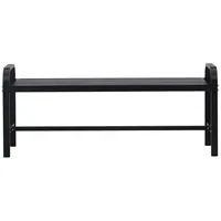 VCM ebuy24 Gartenbank, Schwarz,