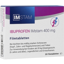 IMstam healthcare GmbH IBUPROFEN IMstam 400mg Filmtabletten