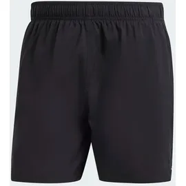 Adidas Solid CLX Short-Length Badeshorts Black / Lucid Lemon 4XL