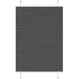 vidaXL Plissee 85 x 150 cm schwarz