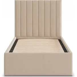 mebligo Polsterbett 90 x 200 cm Beige