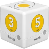 TFA Dostmann Cube-Timer Eieruhr gelb digital