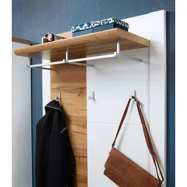 Innostyle Garderobenpaneel Materio weiß/eiche-altholz nachbildung
