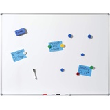 DAHLE Whiteboard Basic Board 96150 x 45,0 cm Weiß lackiert Quer- oder Hochformat, Inkl.