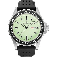Dugena Quarzuhr Divers Friend, 4460679-1, Armbanduhr, Herrenuhr, Datum schwarz 