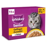 Whiskas Geflügel Auswahl in Gelee 12 x 85 g