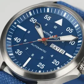 Hamilton Khaki Aviation Pilot Automatik Blau 42 mm H64655941