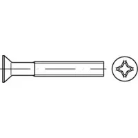Industrial Quality Supplies DIN 965/ISO 7046 Form C Senkkopfschraube