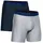 Under Armour Tech 6in 2 Pack, schnelltrocknende Boxershorts - academy - S