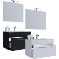 VCM Badmöbel-Set S1 80 cm - Weiß