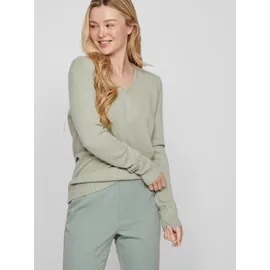 VILA "VIRIL V-NECK L/S KNIT TOP - NOOS", S (36),