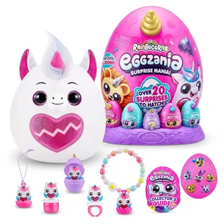 Rainbocorns Eggzania Surprise Mania Unicorn, über 20 Überraschungen, Plüschtier und Accessoires (Einhorn)