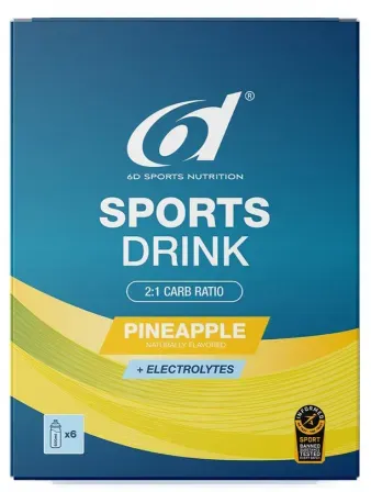 6D Sports Drink Pineapple 6x33g