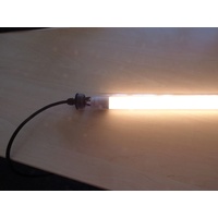 LED Slim Leuchtstab 153cm Ø30mm Kunststoff Röhre Neutral Weiß #8913