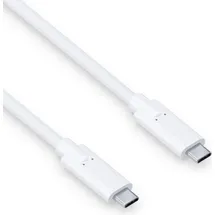 PureLink USB-C auf USB-C Kabel - 3.1 Gen 1, 3A/5V/60W, 5G, DP Alt Mode - iSerie, - weiß, - 1,50m