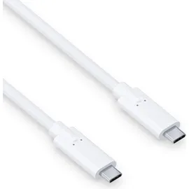 PureLink USB-C auf USB-C Kabel - 3.1 Gen 1, 3A/5V/60W, 5G, DP Alt Mode - iSerie, - weiß, - 1,50m