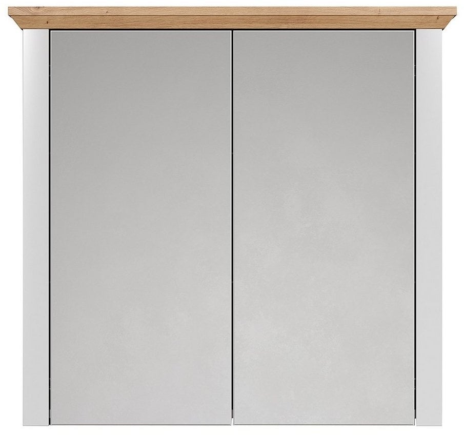 Preisvergleich Produktbild trendteam Spiegelschrank Landside grau Badspiegel Badezimmerschrank Spiegelschrank Spiegel 78x73x24cm grau