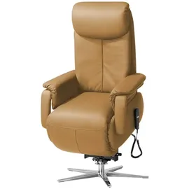 Polstermöbel Oelsa TV-Sessel Mambo Leder 82 x 112 x 88 cm Gelb elektrisch