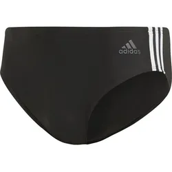ADIDAS adidas Herren Fitness 3-Streifen Badehose, Schwarz/Weiß, 5