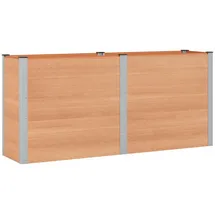 vidaXL Hochbeet 200 x 50 x 91 cm Braun