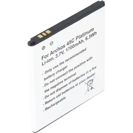 AccuCell Akku nur passend für den Archos 45C Platinum Akku AC45CPL